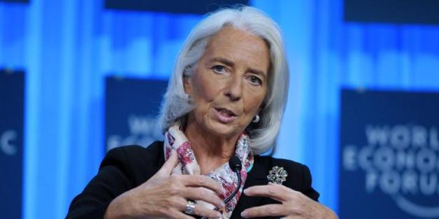 Christine Lagarde, Directrice générale du Fonds Monétaire International (FMI) au Forum de Davos 2014