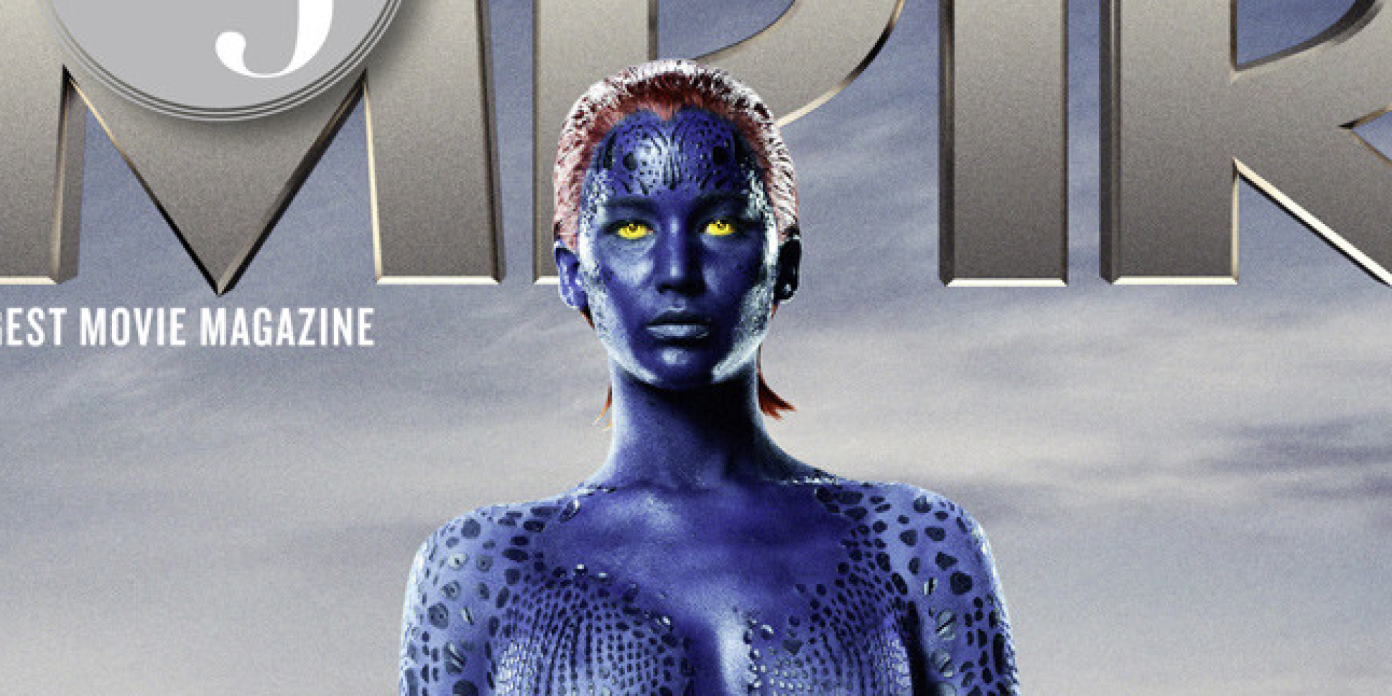 Jennifer Lawrence Appears As Nearly Naked Mystique On ...