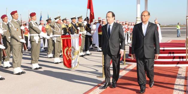 Les Présidents François Hollande et Moncef Marzouki