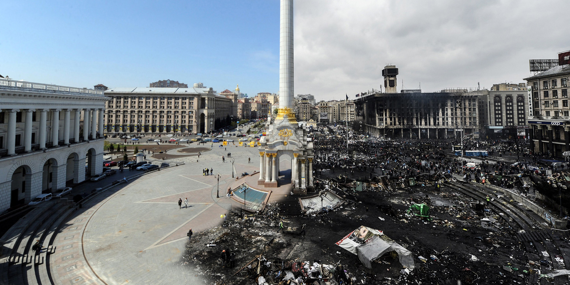 This Before And After Photo Of Independence Square Tells You Everything