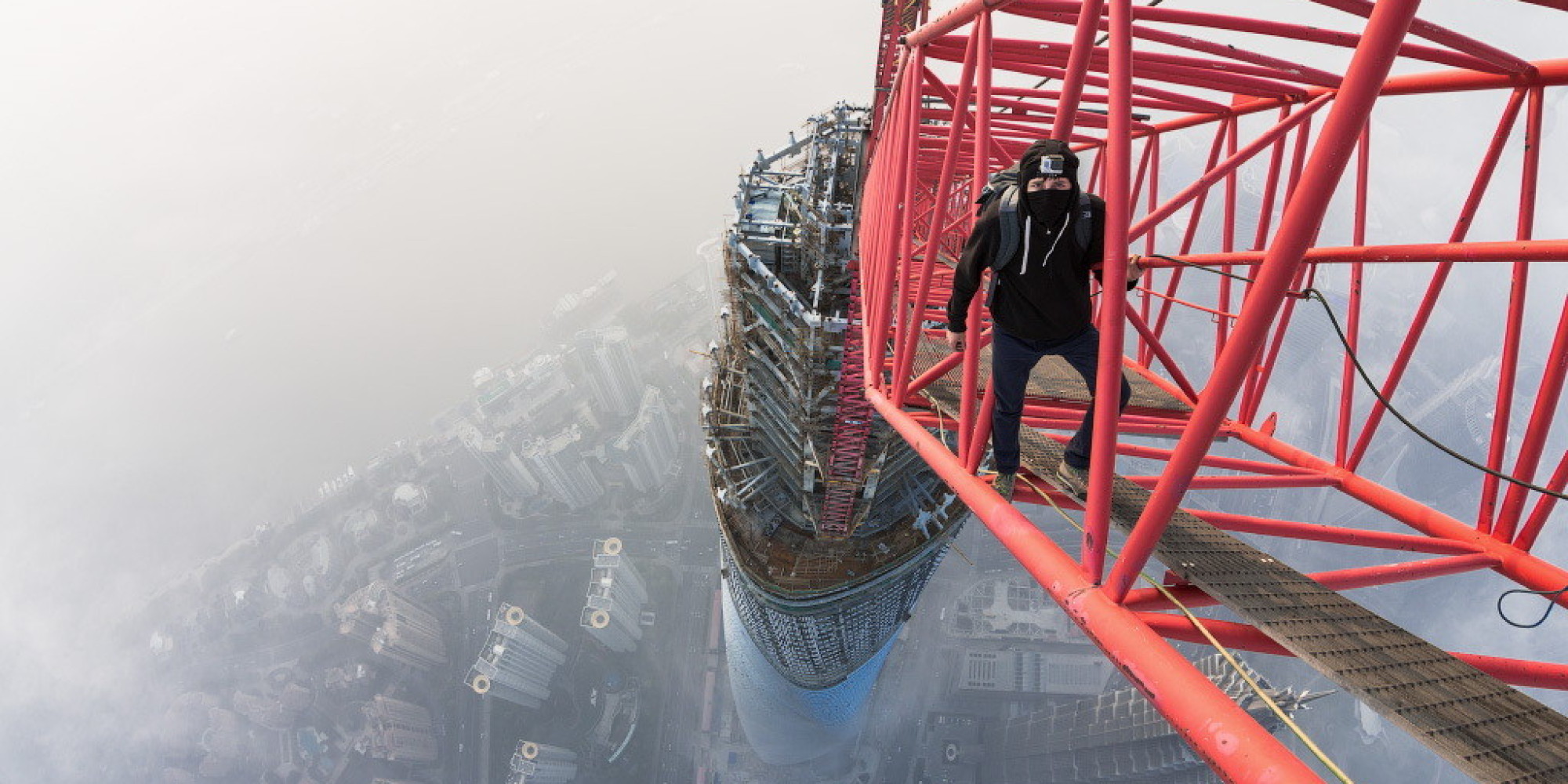 The Story Behind That Insane Shanghai Tower Climb HuffPost