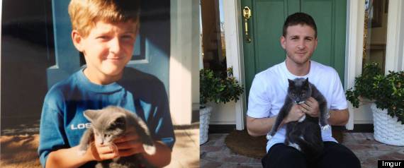 then and now pet pictures