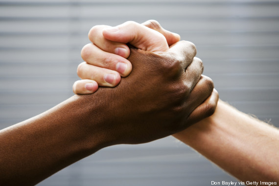 racism hands