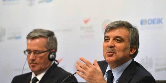 Le Président turque, Abdullah Gül, au forum d'affaires Turquie-Pologne le 7 mars 2014