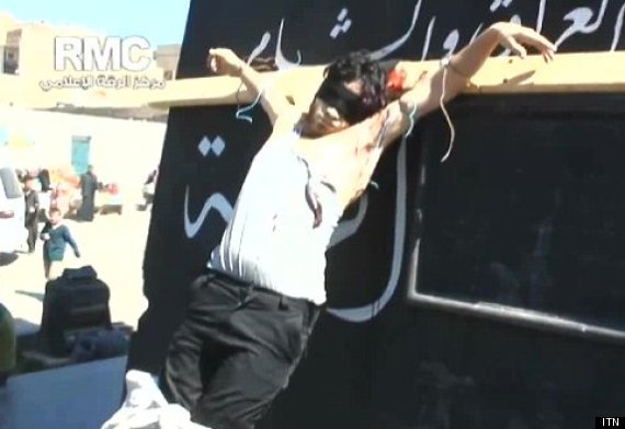 Syrian Man Strung Up And Crucified In Horrifying Video Graphic