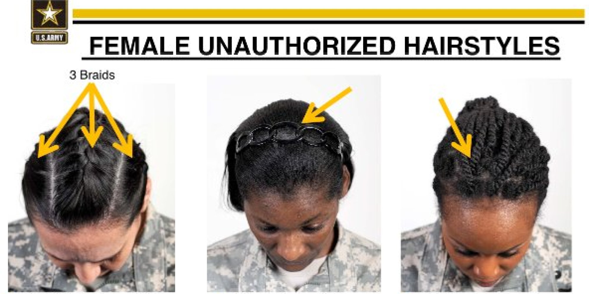 Black Female  Soldiers Criticize Army  s New Hairstyle Rules 