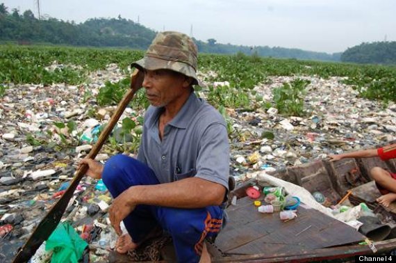 rubbish river