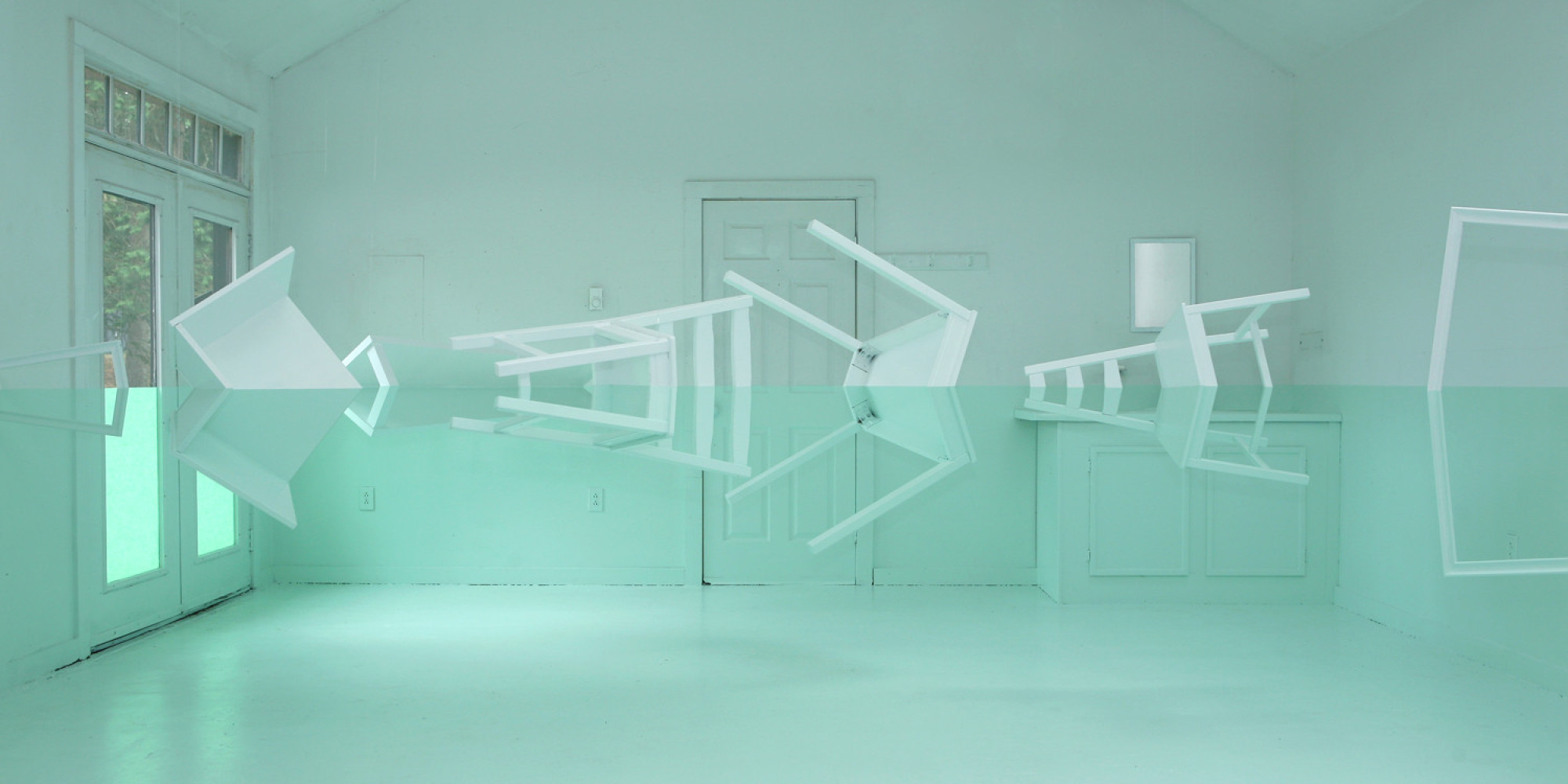 Artist Constructs LifeSize Optical Illusion Room, We Can't Stop