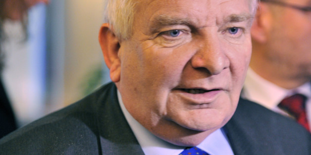 Joseph Daul, chairman of the centre-right European People's Party (EPP) Group in the European Parliament talks to the press on January 15, 2013 at the European Parliament (EP) in Strasbourg during the January session of the EP. AFP PHOTO GEORGES GOBET (Photo credit should read GEORGES GOBET/AFP/Getty Images)