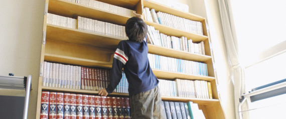 library japan child