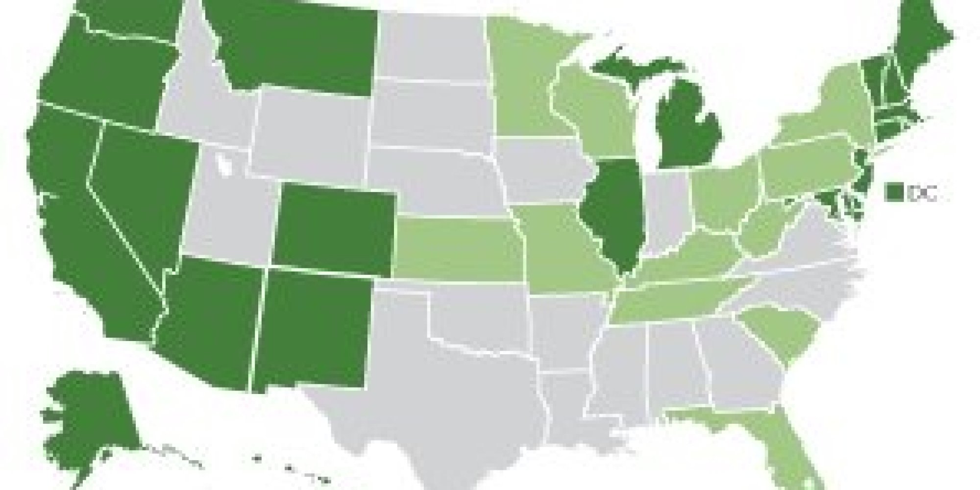 This Map Shows Just How Quickly America Has Embraced Marijuana | HuffPost