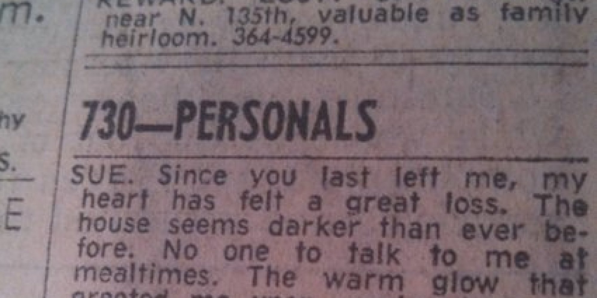 funny dating personal ad