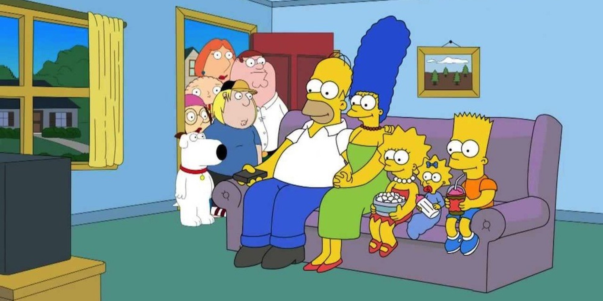 The Simpsons As Family Guy