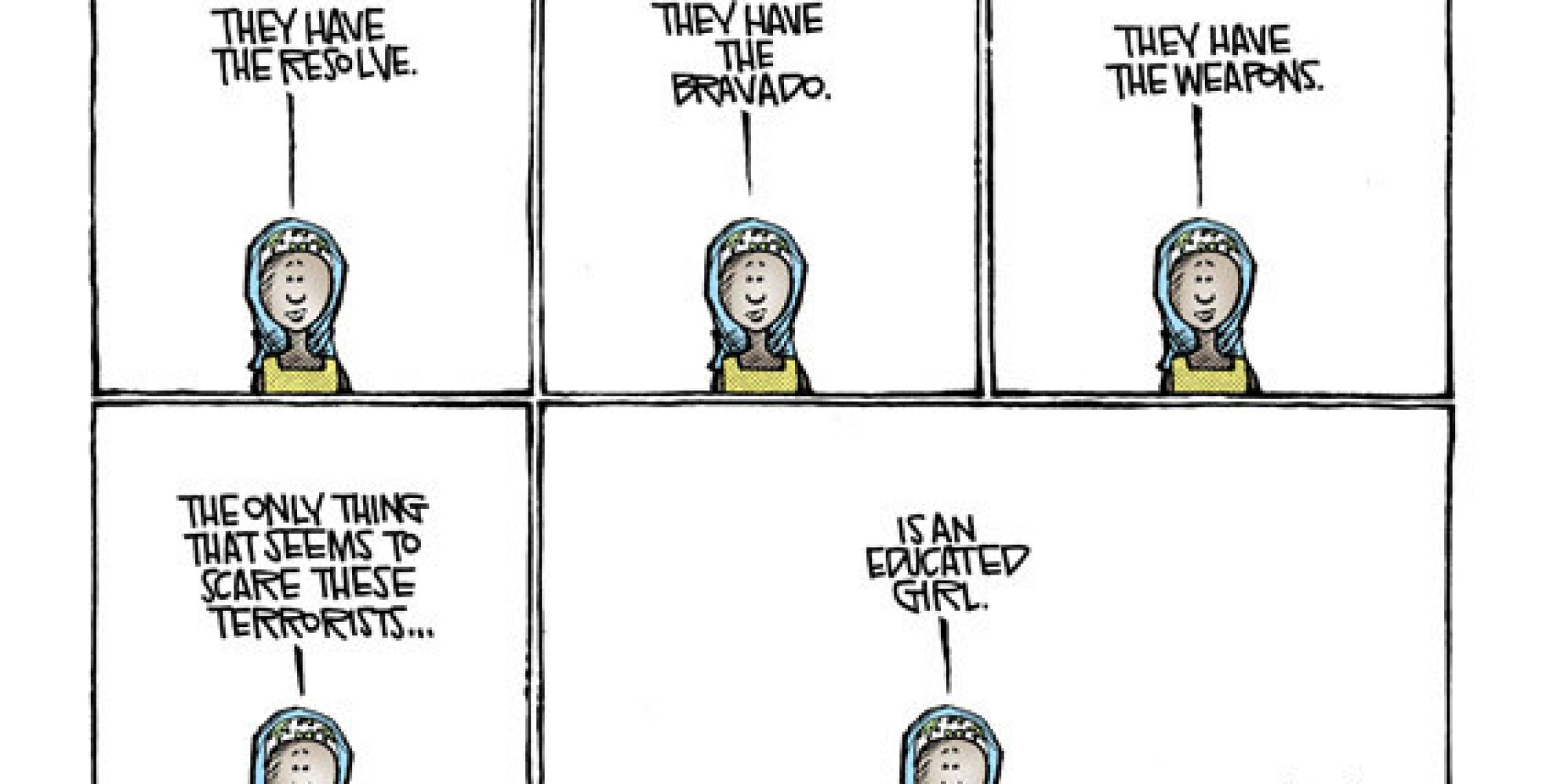 Terrorists Scared of School Girls HuffPost