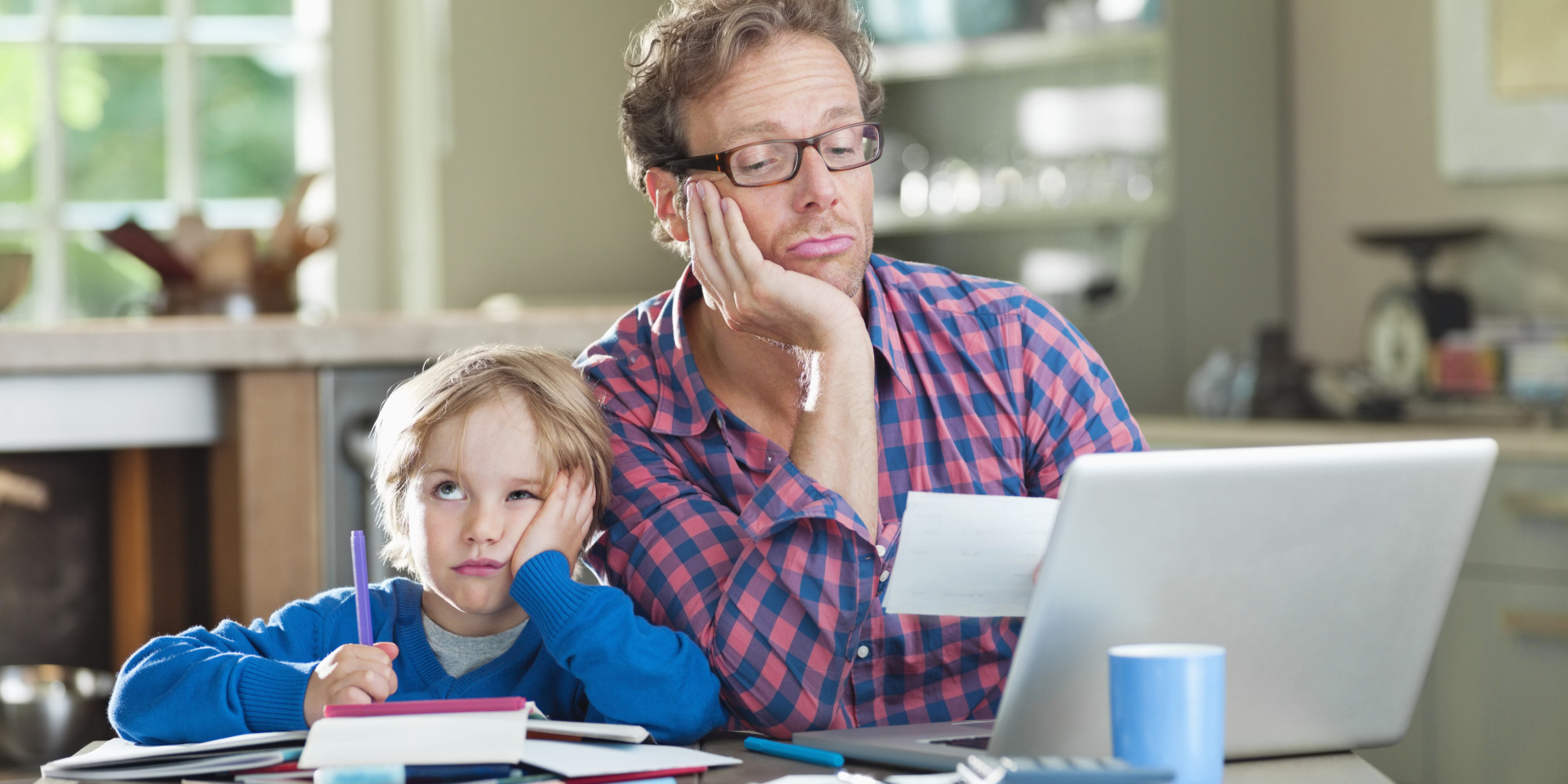 parents doing homework