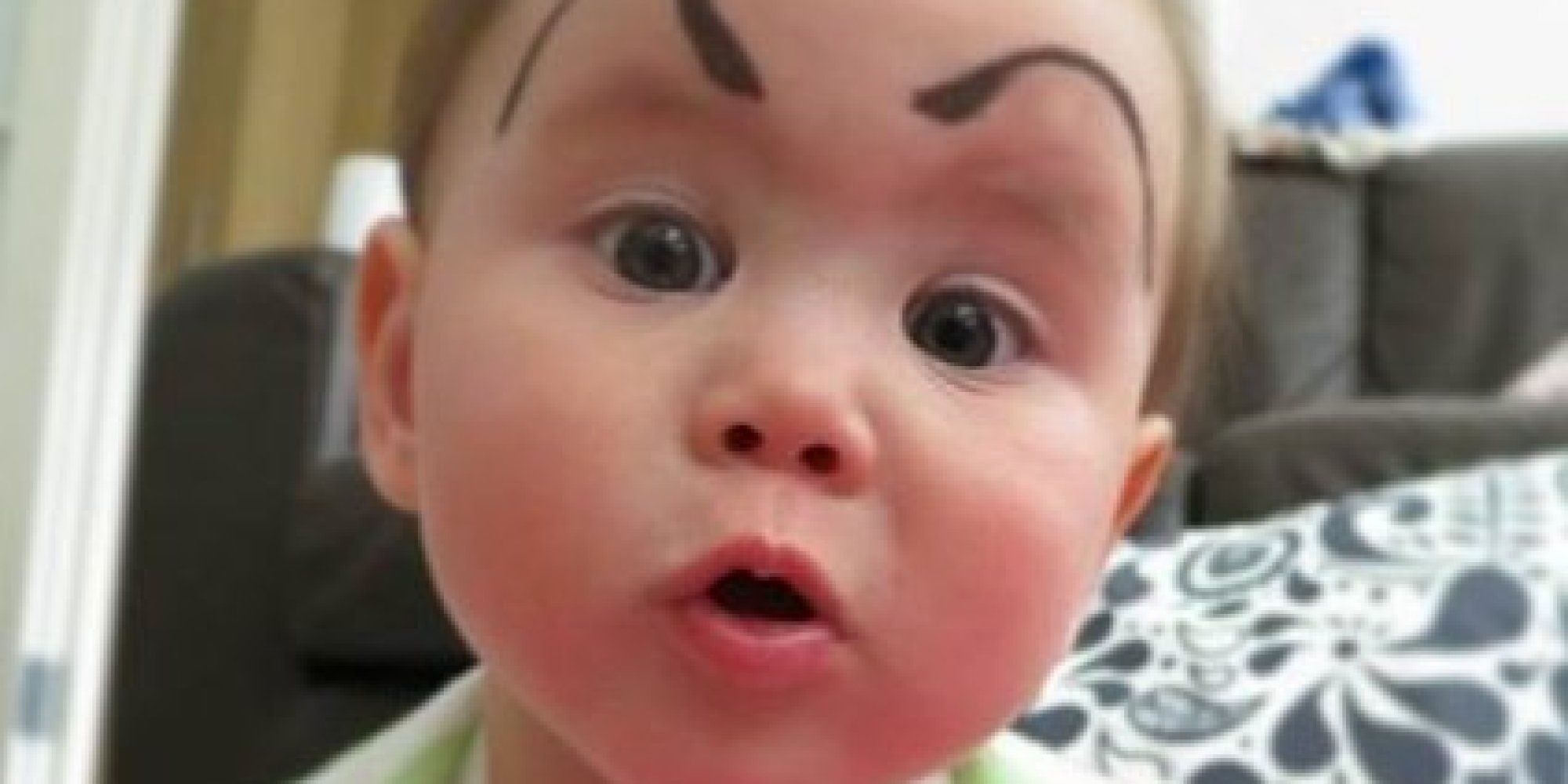 'Baby Eyebrows' Trend Is The Most Fun You Can Have With An Infant And A