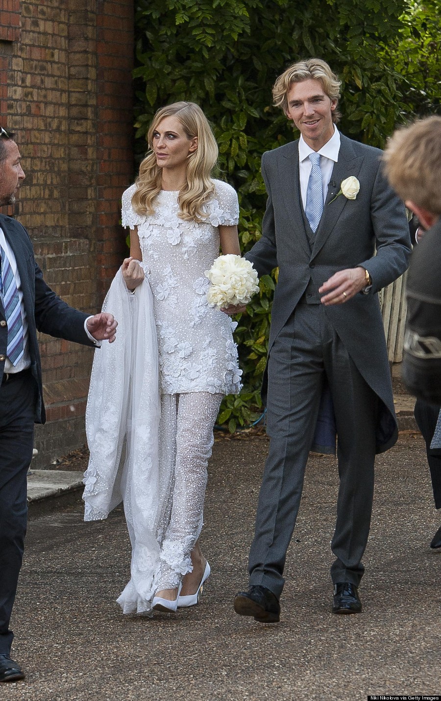 Poppy Delevingne Wore The Most Amazing Second Wedding Dress | HuffPost ...