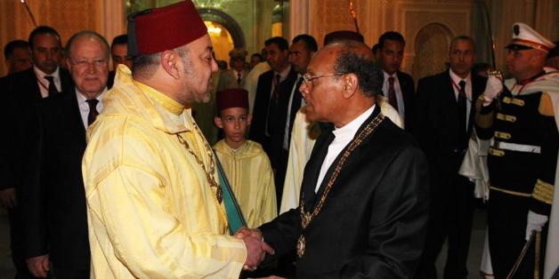 Le roi du Maroc en Tunisie