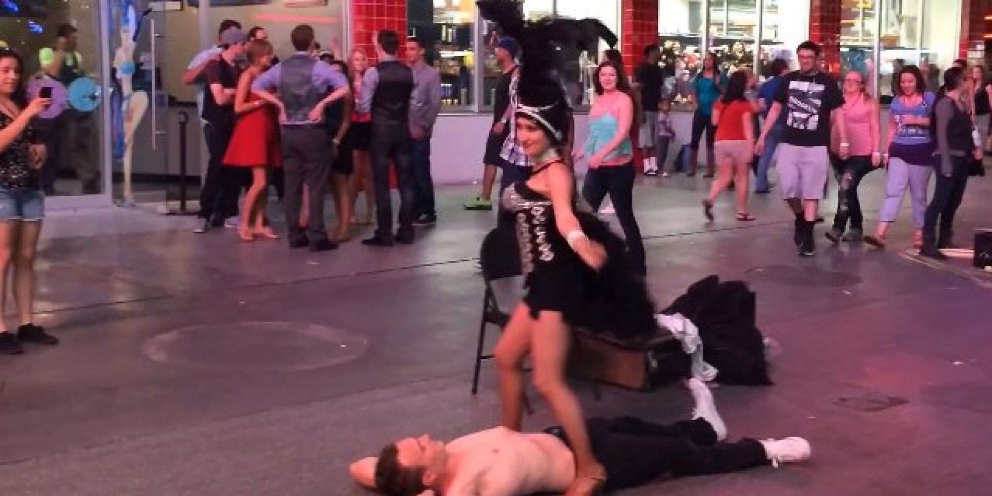 vegas-dancer-accidentally-pees-on-bro-maybe-video-huffpost