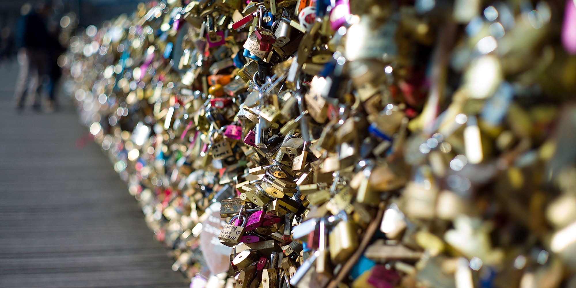 'Locks Of Love' Bridge In Paris Evacuated After Railing Collapses