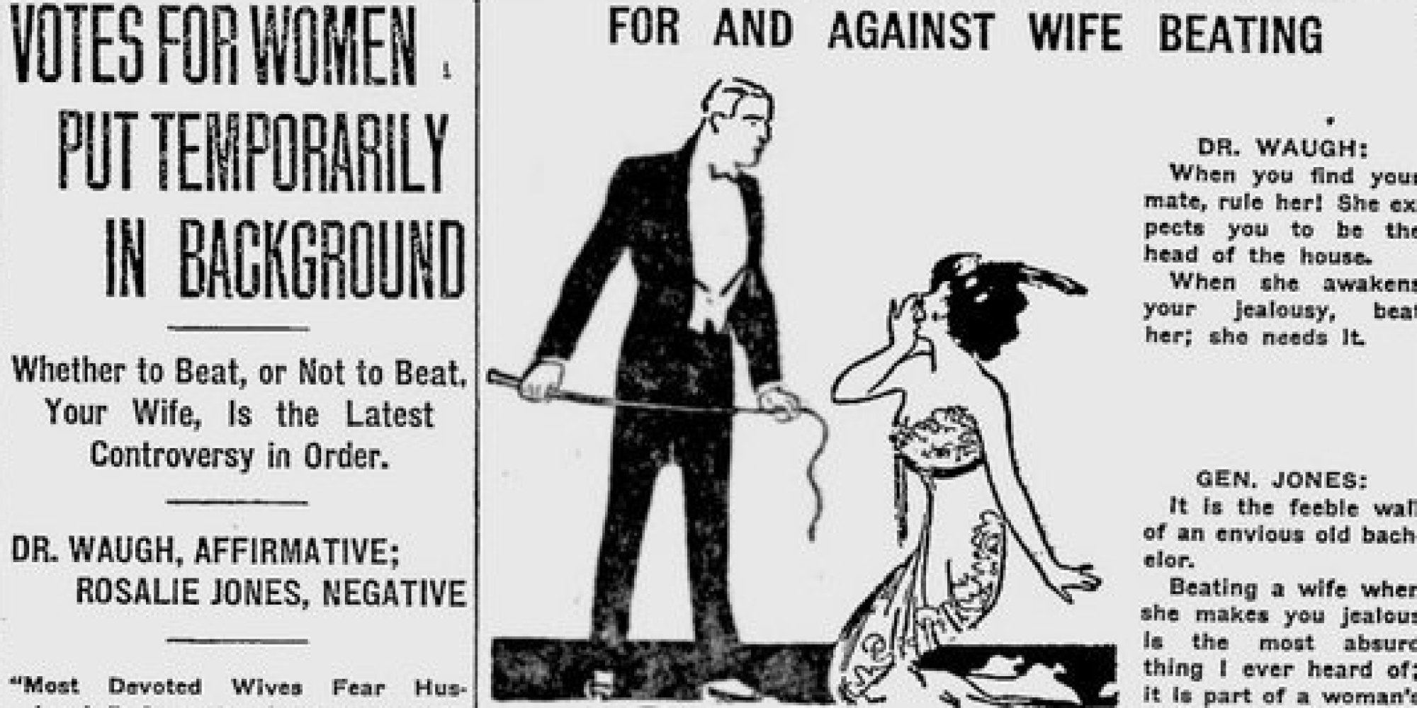 Disturbing Article From 1913 Debates The Pros And Cons Of Beating Your 