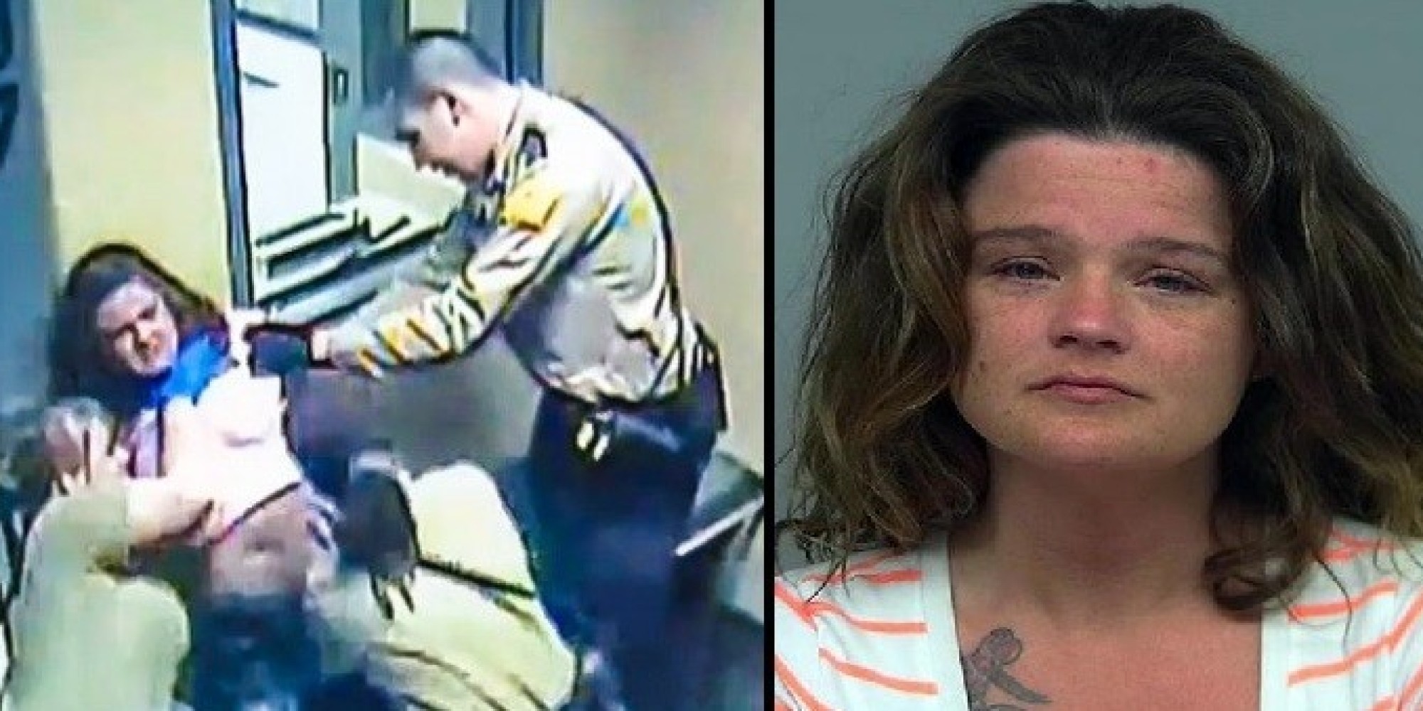 Prisoner punches guard as she tries to remove laptop 