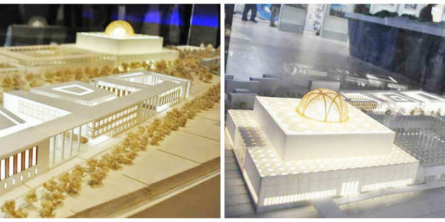 Maquette de la Grande Mosquée d'Alger.