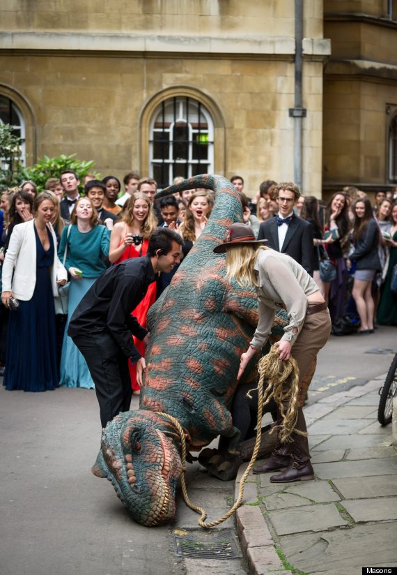 Cambridge Trinity May Ball Revellers Celebrate The End Of Exams