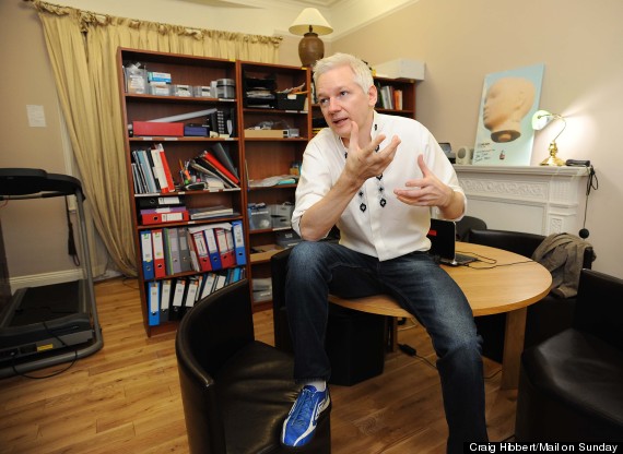 Julian Assange's Life Inside A Converted Women's Toilet At 