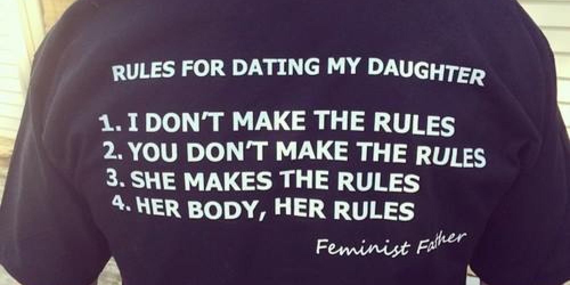 This Fathers Rules For Dating My Daughter T Shirt Is Pitch Perfect