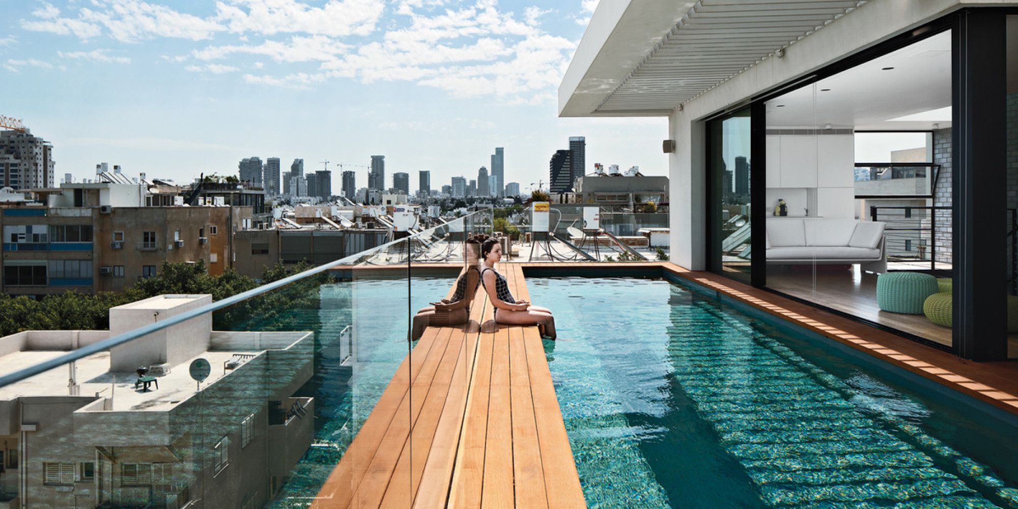 12 modern pools that make a big splash photos huffpost