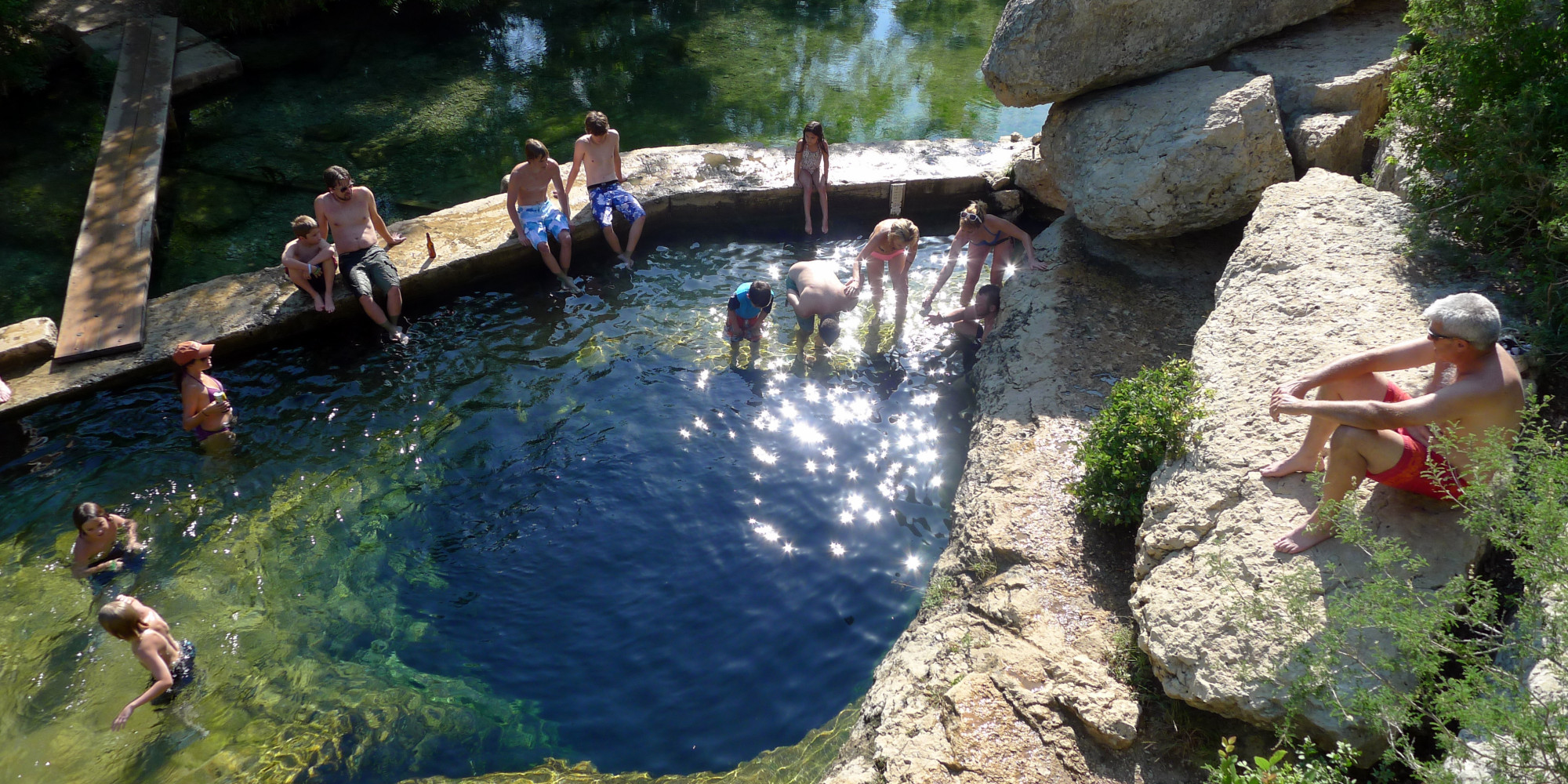 Jacob s Well Is The Coolest Place To Swim In Texas HuffPost