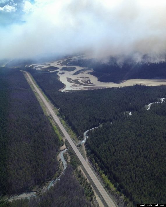 Spreading Creek Wildfire Rips Through Banff National Park (PHOTOS