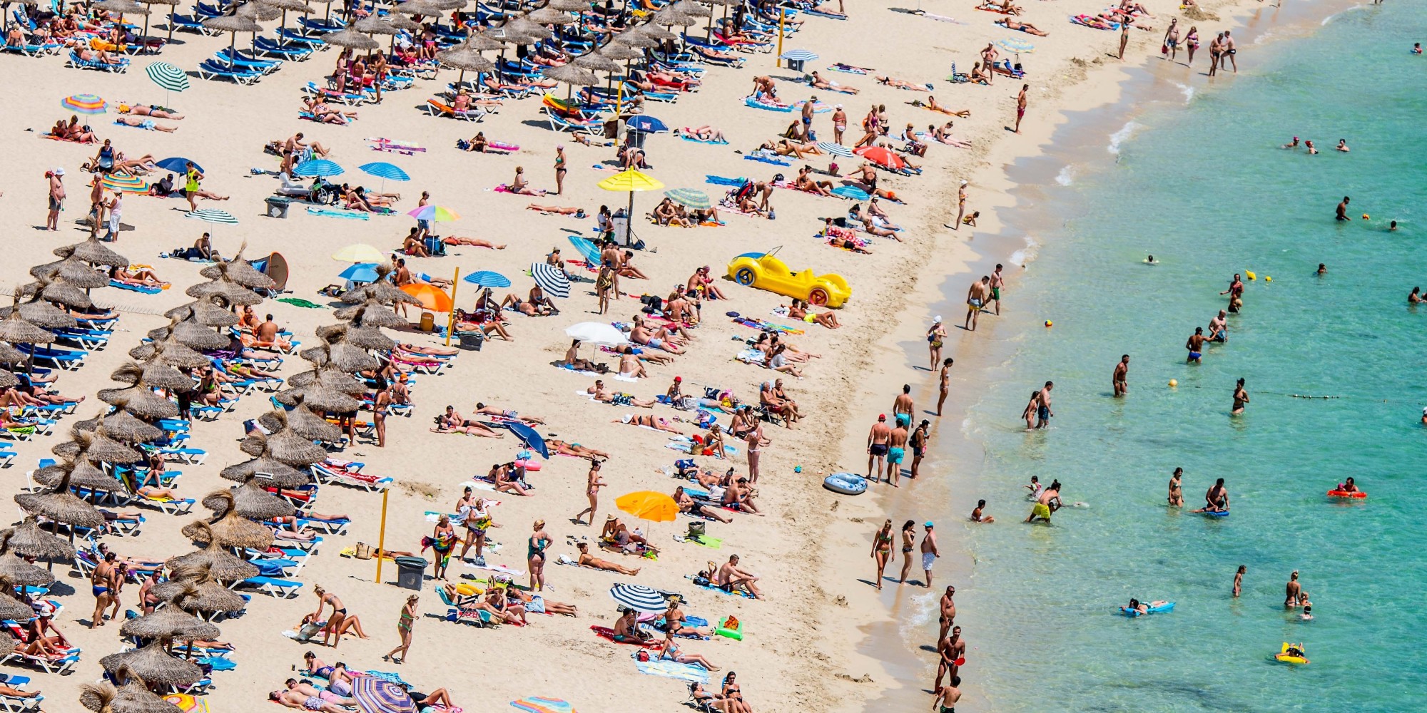10 Of The Most Crowded Beaches In Europe Huffpost