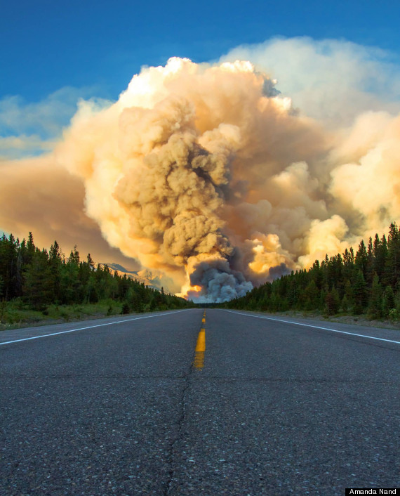 Spreading Creek Wildfire Rips Through Banff National Park (PHOTOS