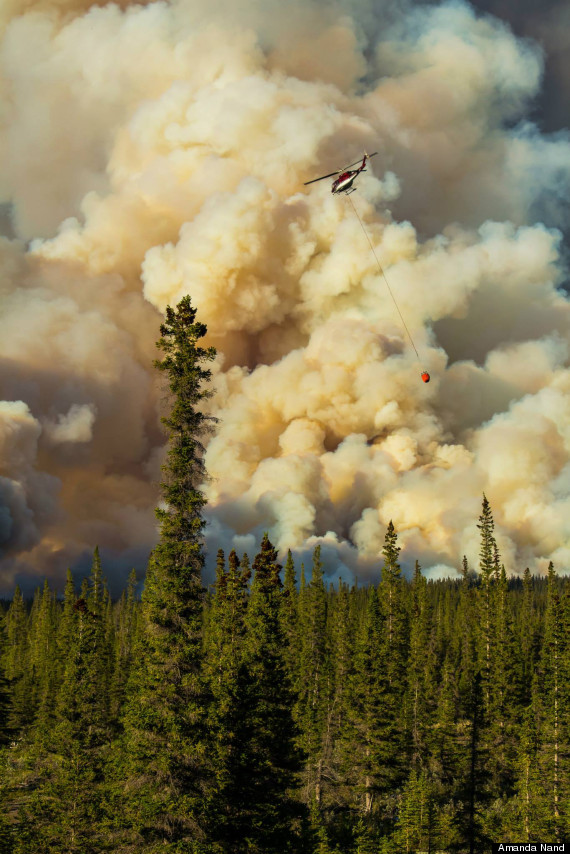 Spreading Creek Wildfire Rips Through Banff National Park (PHOTOS