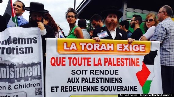 manifestation gaza montreal