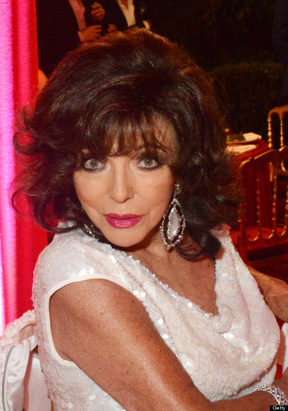 Joan Collins Shows Off Her Best Dance Moves At Showbiz Bash In St