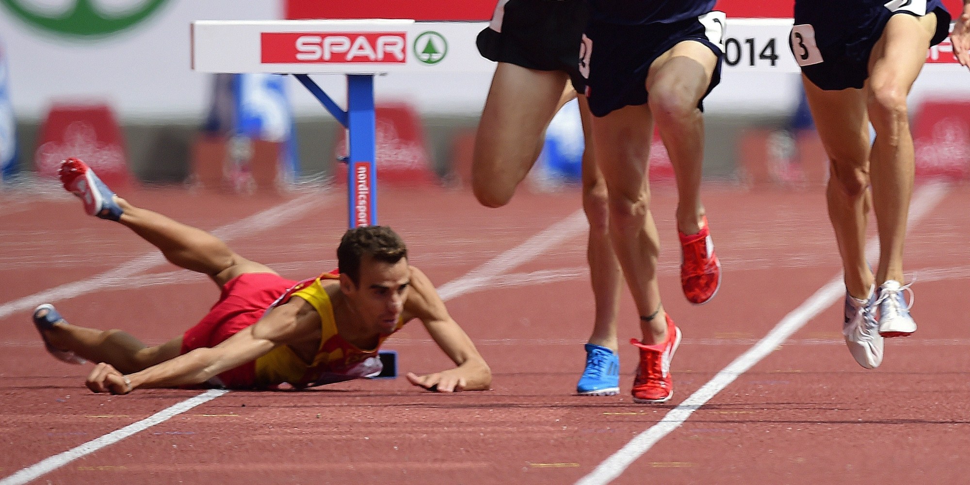 Steeplechase fall