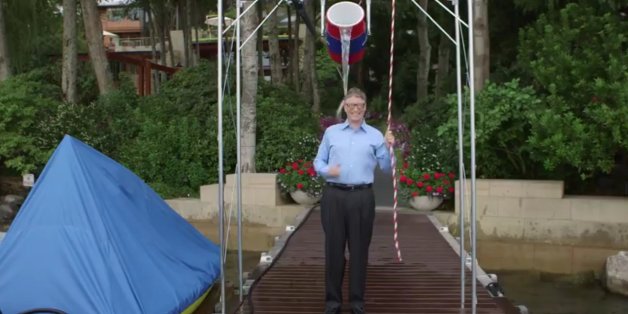 Bill Gates répond au Ice bucket challenge de Mark Zuckerberg
