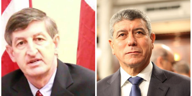 Jacob Wales, ambassadeur des Etats-Unis et Ghazi Jeribi, ministre tunisien de la Défense