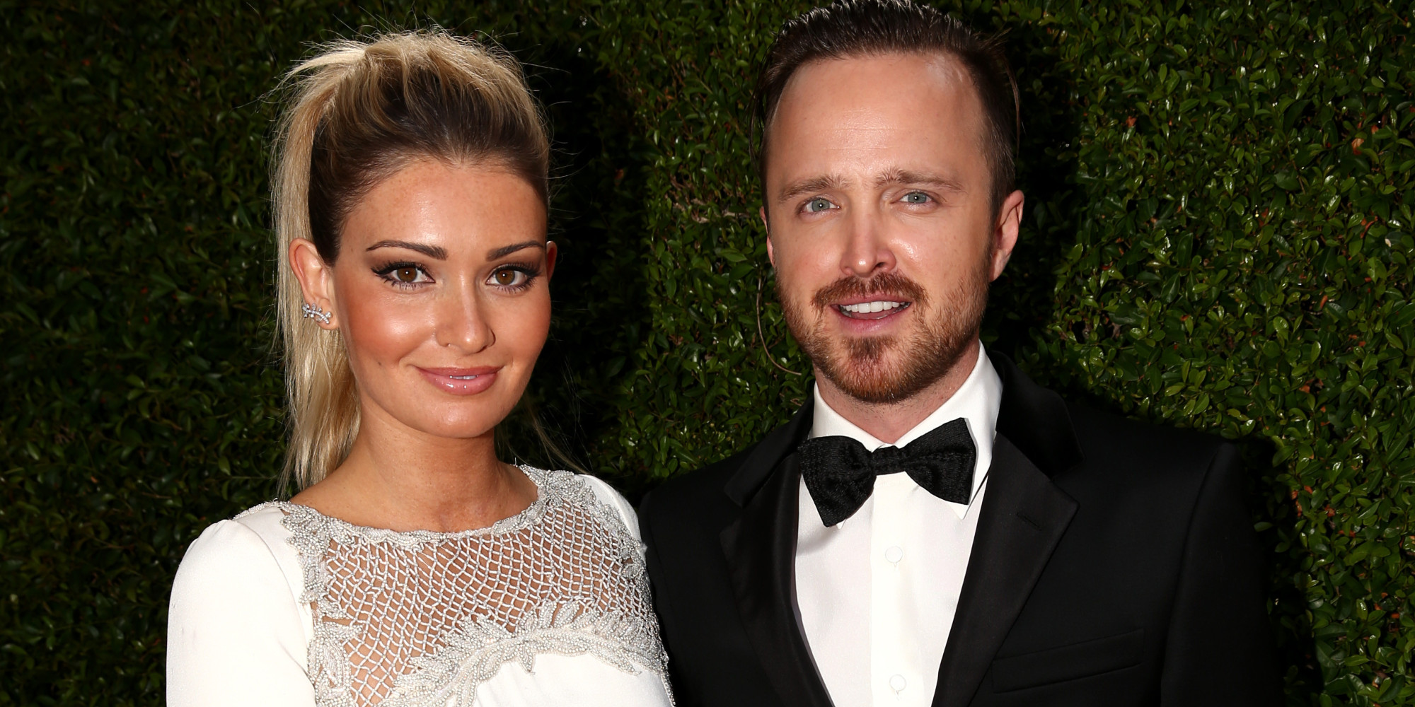 Aaron Paul And Wife Lauren Parsekian Are The Emmys' Cutest Couple