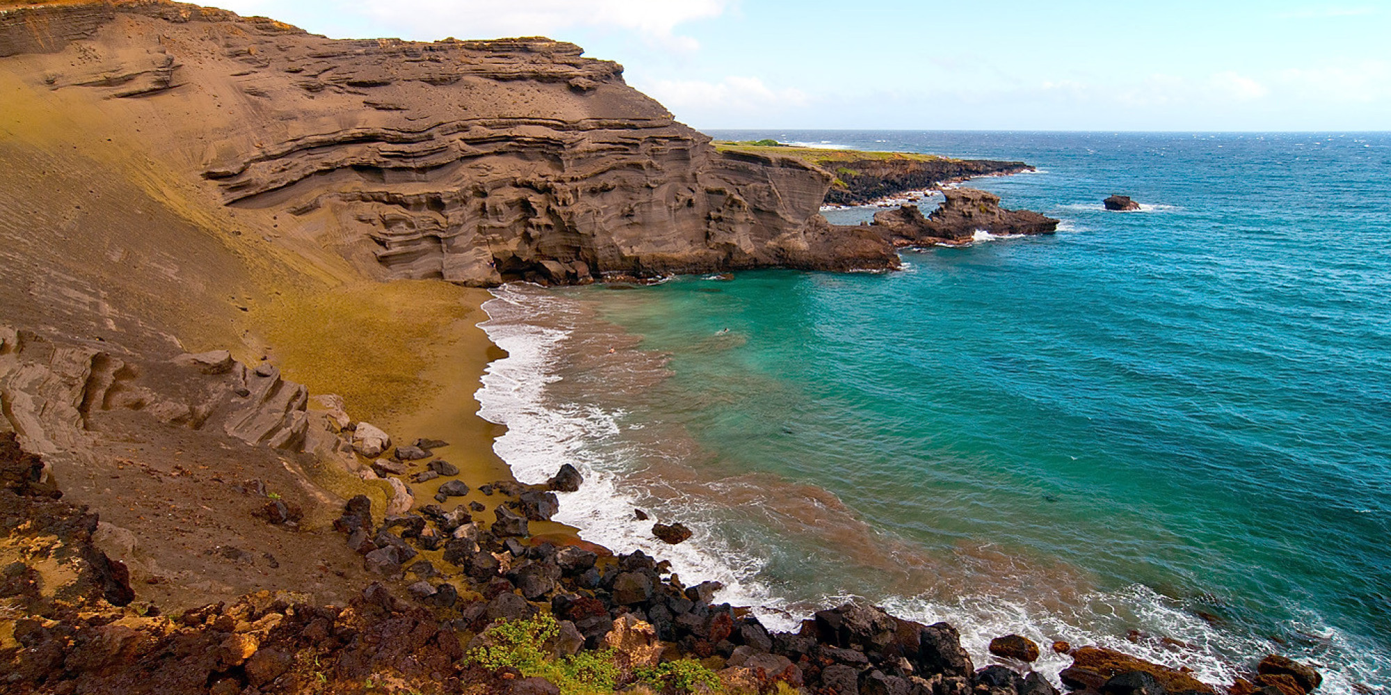 La Playa De Arena Verde De Hawaii Es Algo Que Tienes Que Ver Para Creer