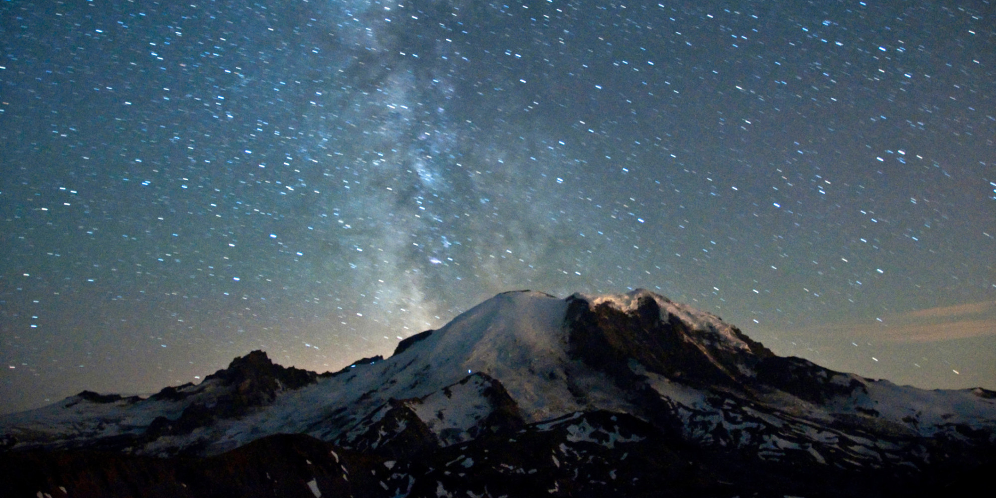 Mount Rainier Is Beautiful, And It Looks Even Better Under The Stars