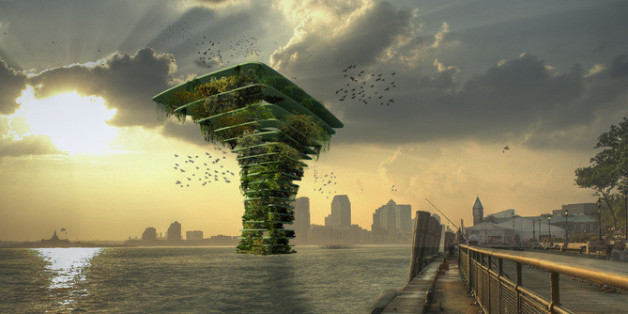 Un arbre géant à moitié immergé pour relancer la faune et la flore en milieu urbain