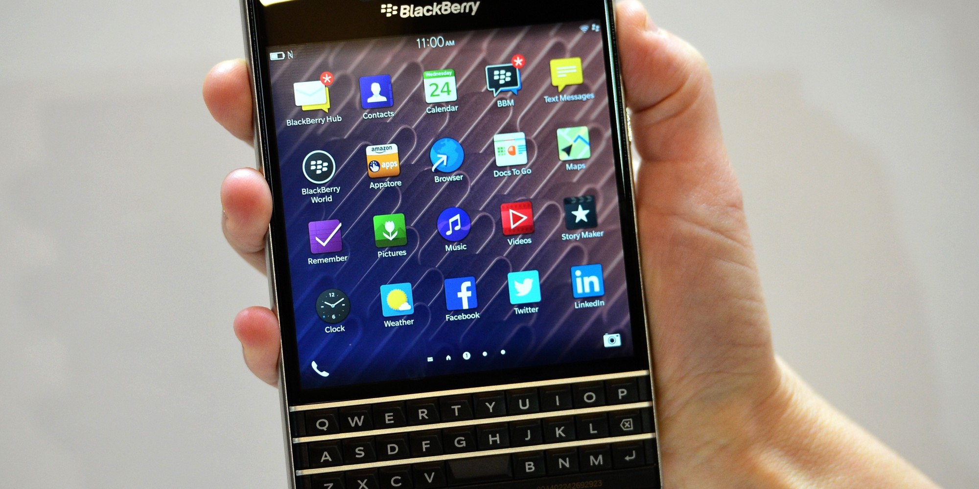 BlackBerry's New Plan To Save The Company Is... A Square Phone HuffPost