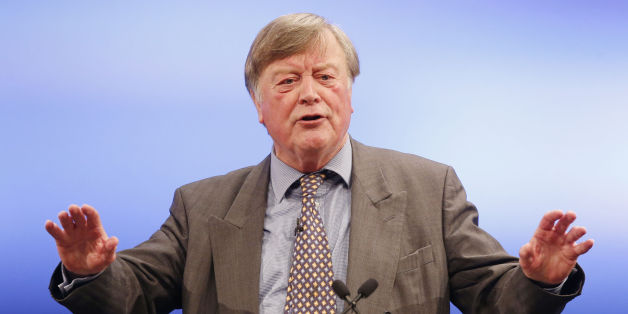 Ken Clarke addresses the 2014 Scottish Conservative Party conference at the Edinburgh International Conference Center in Edinburgh.