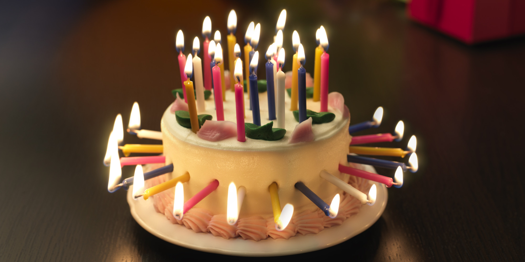 Geburtstagstorte ohne Kerzen