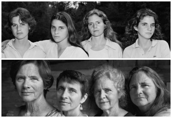 Emouvant, 4 sœurs seront photographiées pendant 40 ans O-BROWN-SISTERS-570