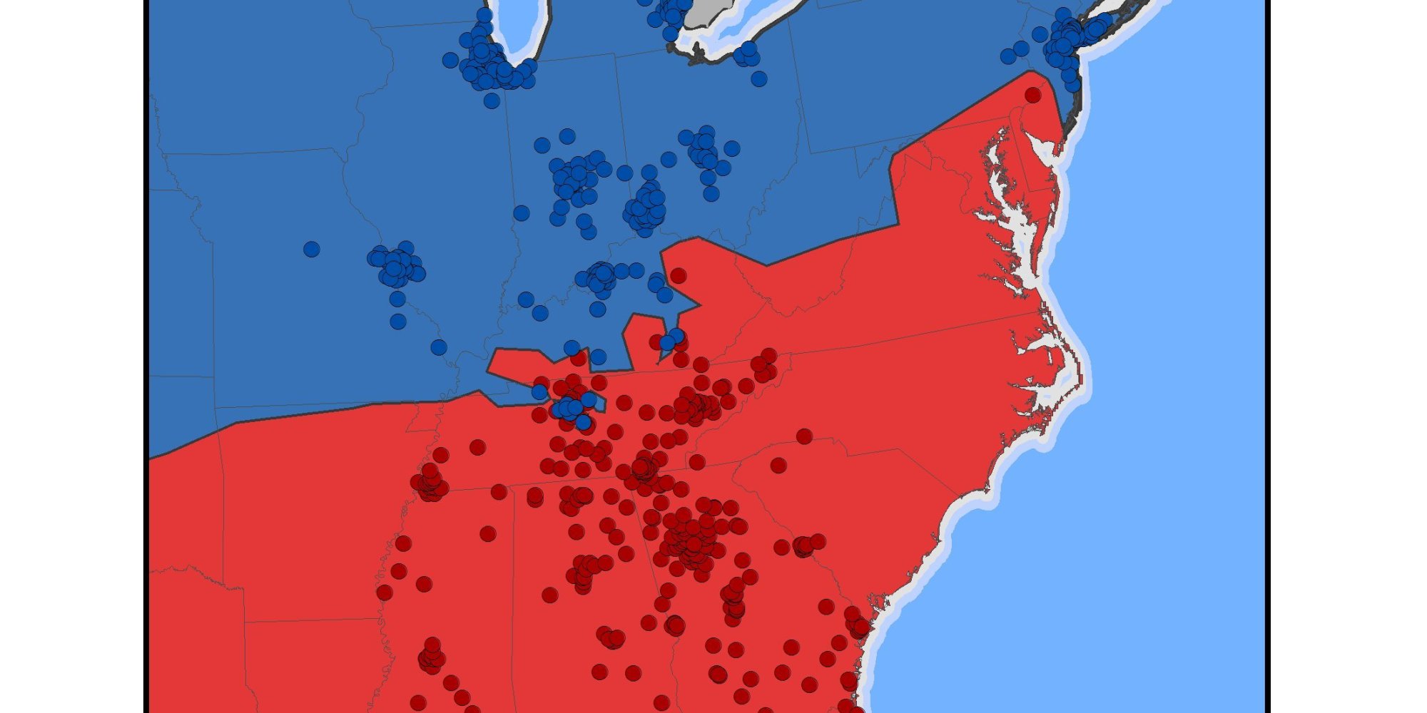 The North And South Are Seriously Divided When It Comes To Fast Food